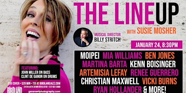 The Lineup with Susie Mosher in the Theater