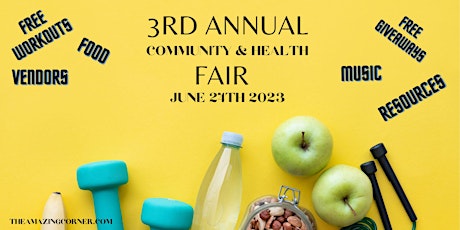 3rd Annual Community and Health Fair