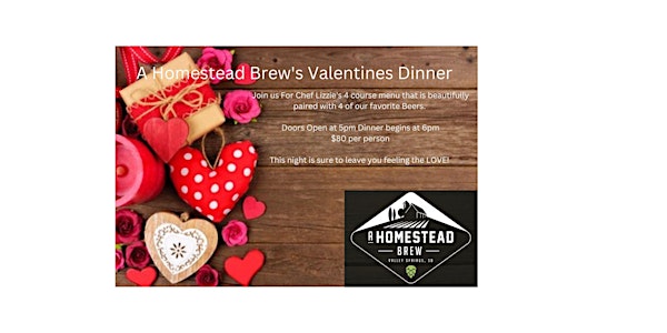 A Homestead Brew Valentines Beer Dinner