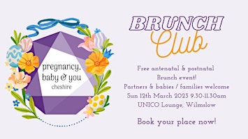 PBY Brunch Club, UNICO Lounge Wilmslow March 2023