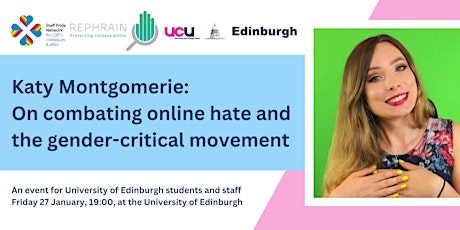 Imagen principal de Katy Montgomerie: On combating online hate and the gender-critical movement