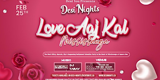 Desi Nights ™ - Love Aaj Kal @ Mississauga.