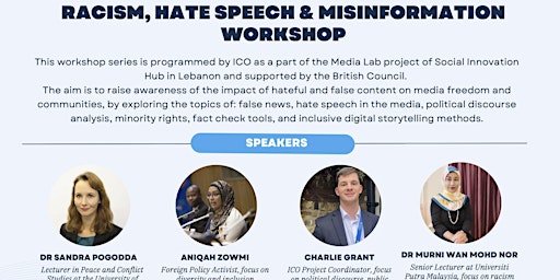 Medialab: 2 days online Workshop  RACISM, HATE SPEECH & MISINFORMATION