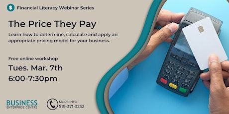 Financial Literacy Webinar Series: The Price They Pay