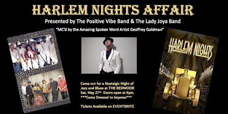 Harlem Nights Affair presented by The Positive Vibe Band & Lady Joya Band