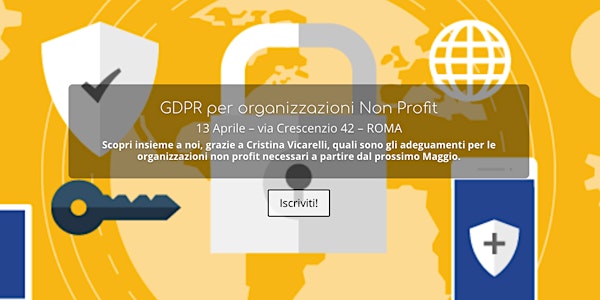 GDPR per organizzazioni Non Profit