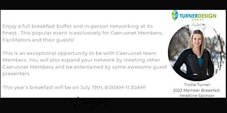 Caerusnet's Member Breakfast & Networking Event