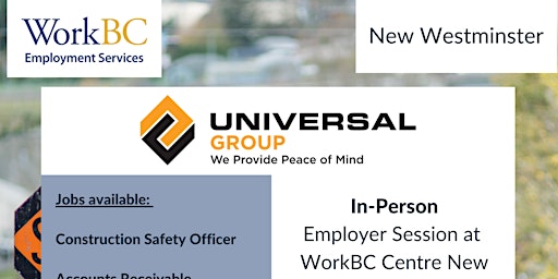 The Universal Group Information Session & Hiring Fair