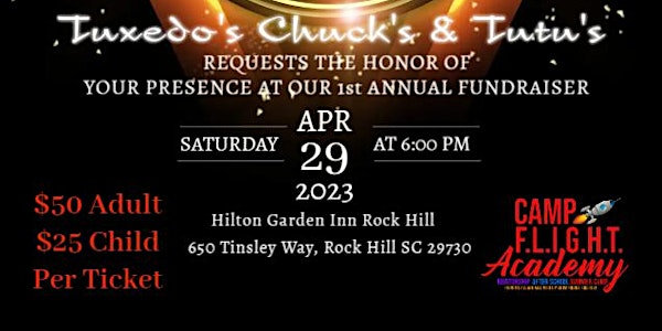 Gala Night Fundraiser Tuxedo, Chucks  and Tutus