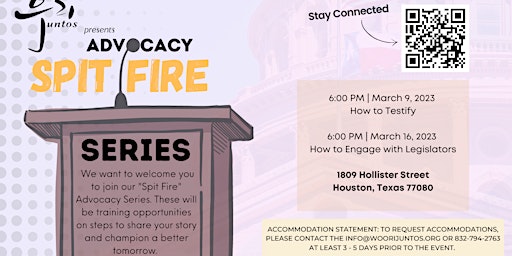 Advocacy 'Spit Fire' Series