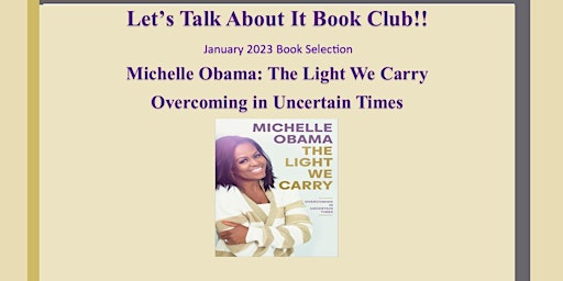 Let's Talk About It Book Club!! February Event