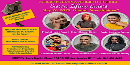 Women's Empowerment Forum - Sisters Lifting Sisters