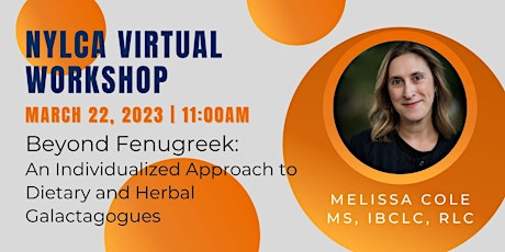 NYLCA Virtual Winter Workshop 2023 - Beyond Fenugreek with Melissa Cole