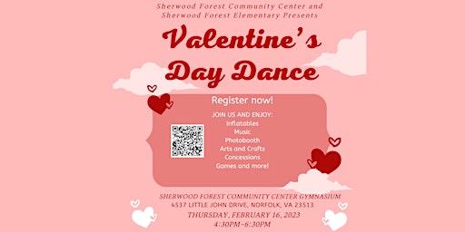 Norfolk Parks and Recreation Presents Valentine's Day Dance