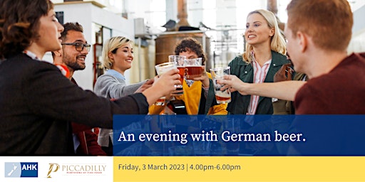 An evening with German beer.