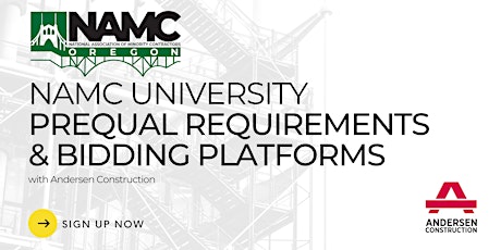NAMC University: Prequal Requirements & Bidding Platforms
