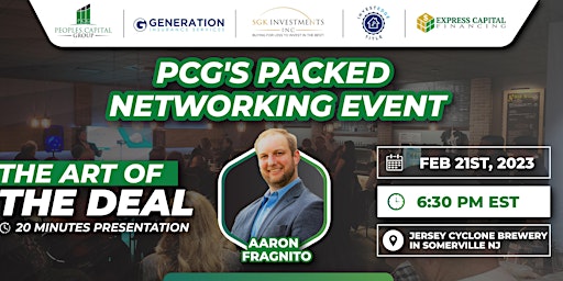PCG's Packed Networking Event - The Art of the Deal