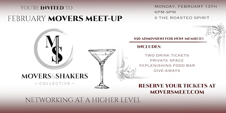 The Movers & Shakers February Movers Meetup
