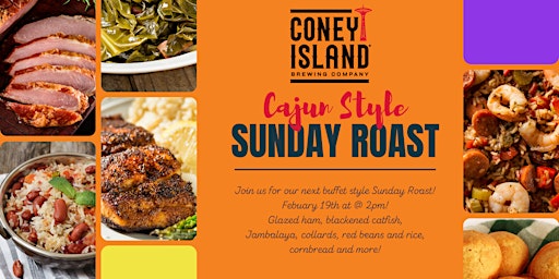 Join us for a Cajun inspired Sunday Roast Dinner and Bingo!