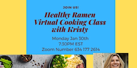 Healthy Ramen Virtual Cooking Class