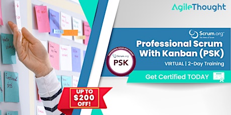 Professional Scrum with Kanban™ (PSK) Course February 2 & 3, 2023