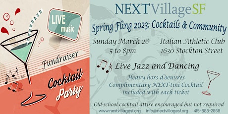 Cocktails & Community: NEXT Village SF's Spring Fling!
