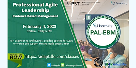 Professional Agile Leadership – Evidence Based Management (PAL EBM)