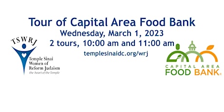 Imagen principal de Capital Area Food Bank Tour for TS members