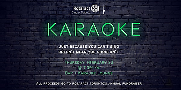 Rotaract Toronto Karaoke