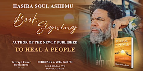 To Heal A People Book Launch and signing with Hasira Soul Ashemu