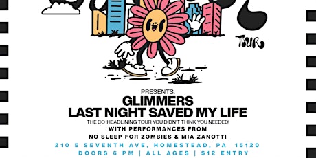 Mad Bummer Tour Presents Glimmers & Last Night Saved My Life in Pittsburgh