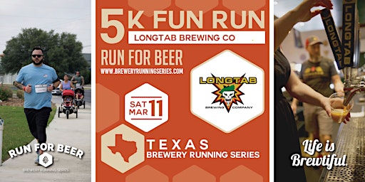 5k Beer Run x Longtab Brewing | 2023 TX Brewery Running Series