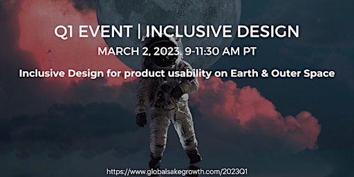 GlobalSaké 2023: Q1 Event: Inclusive Design | March 2, 2023