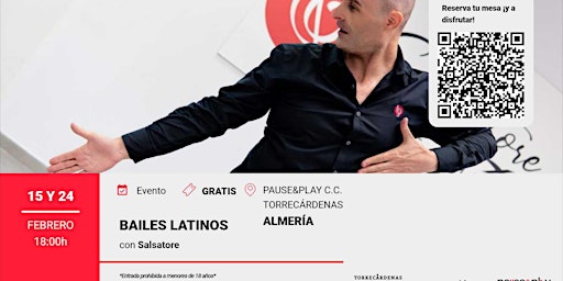 Bailes Latinos con Salsatore Pause&Play C.C. Torrecárdenas (Almería)