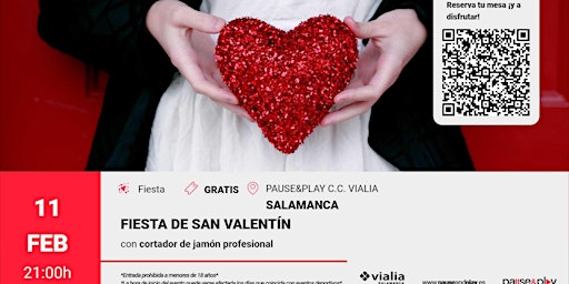 Fiesta San Valentin Pause&Play Vialia Salamanca