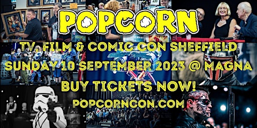 Popcorn TV, Film & Comic Con Sheffield  primärbild