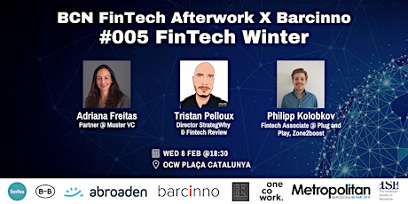 BCN FinTech Afterwork X Barcinno #005: FinTech Winter  primärbild