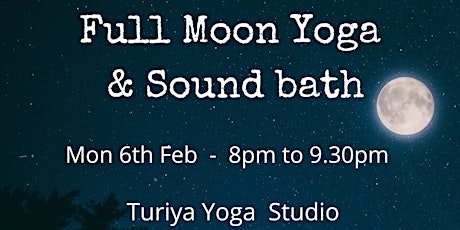 Primaire afbeelding van Full Moon Yoga and Sound Bath