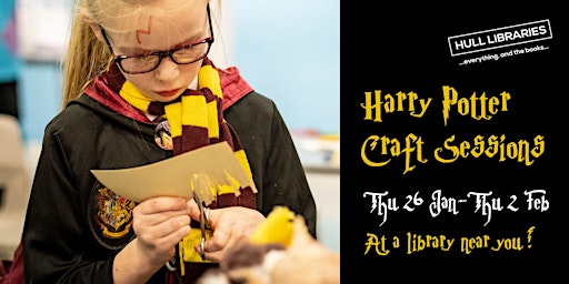 Harry Potter  Craft Sessions - Various Libraries