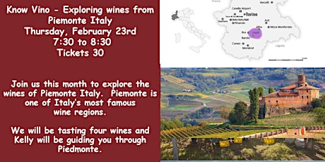 Know Vino - Exploring wines from Piemonte Italy