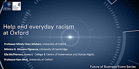 Help end everyday racism at Oxford