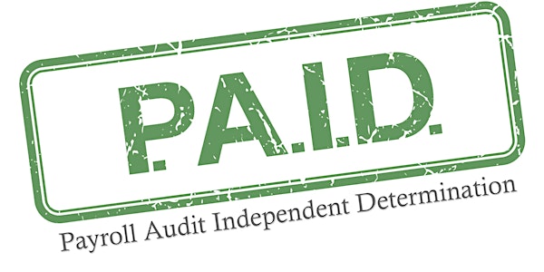Payroll Audit Independent Determination (PAID) Program