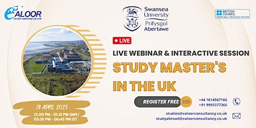 STUDY MASTER'S IN THE UK - SWANSEA UNIVERSITY