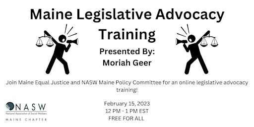 Maine Legislative Advocacy Training