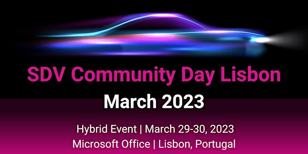 SDV Community Day Lisbon - March 2023