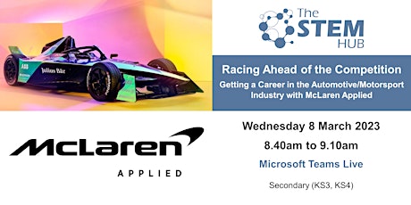 A Career in the Automotive/Motorsport Industry with McLaren Applied