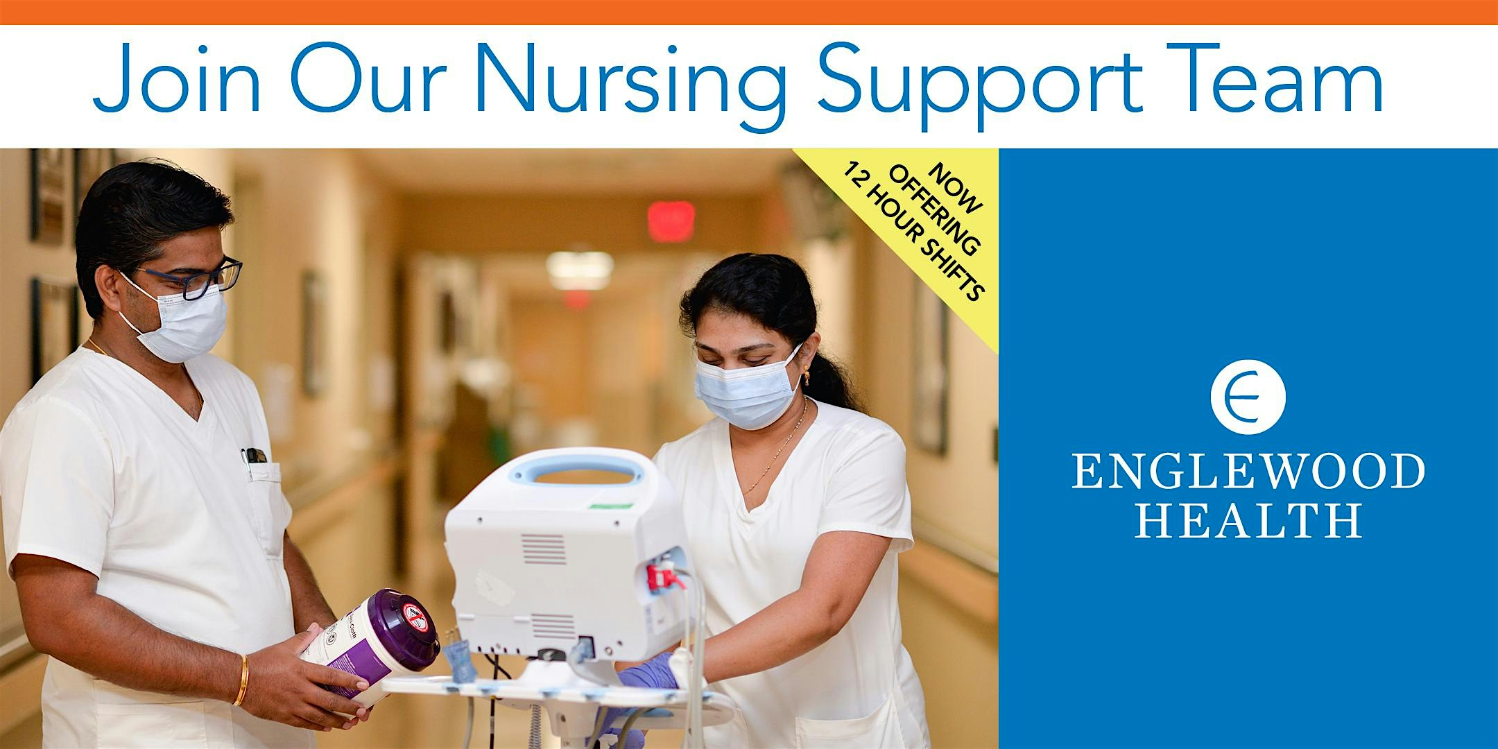 More info: Nursing Support Hiring Event