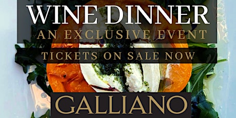 Galliano Italian Restaurant: Wine Dinner