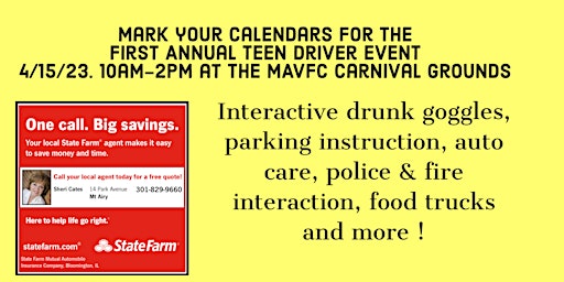 Sheri Cates State Farm and The Town Of Mt. Airy : Teen Driver Event