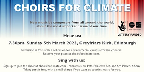 Choirs For Climate Concert, 5th March 2023